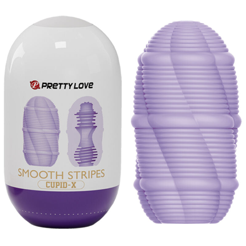 CUPID-X huevo masturbador para hombre en funda texturizada, interior