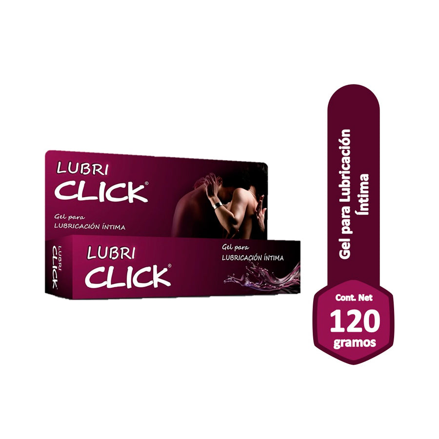 LUBRI CLICK lubricante intimo gel a base de agua tubo 120g con caja