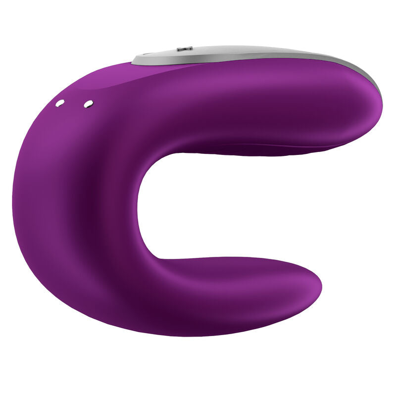 SATISFYER DOUBLE FUN vibrador de estimulación multiple para pareja con control remoto y APP, vibrador vista 2