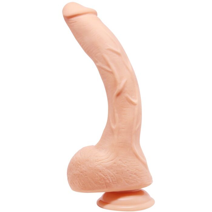 PRETTY LOVE BEAUTIFUL JACK dildo pene consolador realista en silicona con ventosa de succión 260X50mm, vista lateral 1