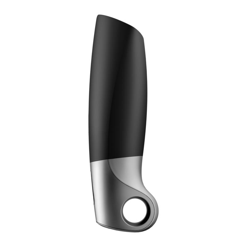 SATISFYER POWER masturbador vibrador automático para hombre con APP, vista lateral 1