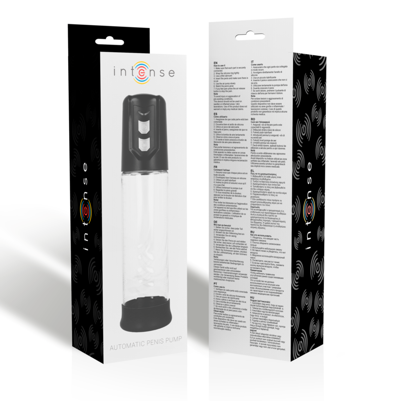 INTENSE bomba de erección automatica, en caja