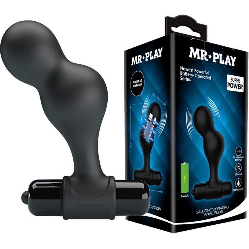MR PLAY estimulador de próstata con vibración, con empaque original