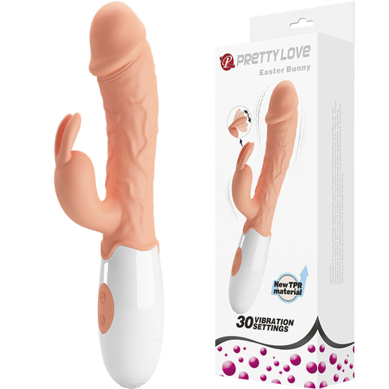 PRETTY LOVE EASTER BUNNY vibrador conejo para vagina y clítoris, con empaque original