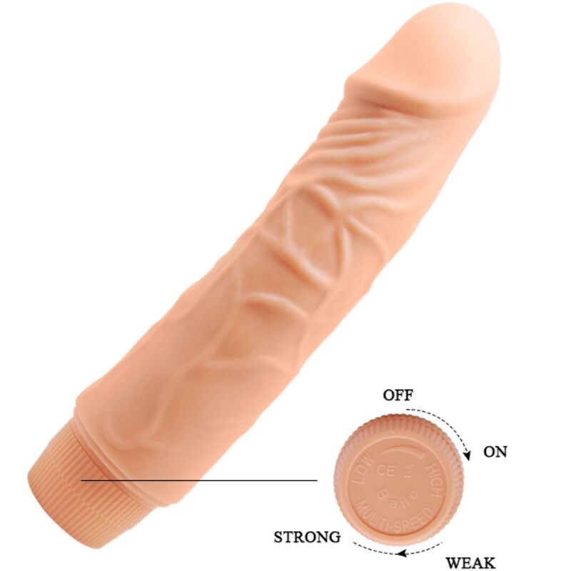 BAILE JEFF dildo pene consolador realista vibrador 195x40mm, indicaciones