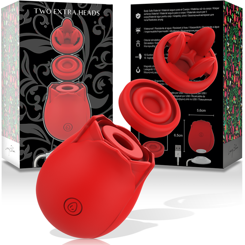 MIA FLORENCE vibrador y succionador de clítoris con USB, con empaque original