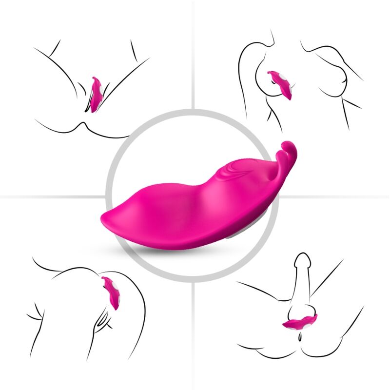 Honeybee vibrador de bragas con APP y clip magnetico, uso