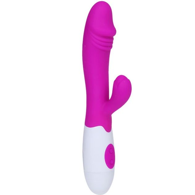 SNAPPY dildo vibrador conejo para doble estimulación vagina y clítoris