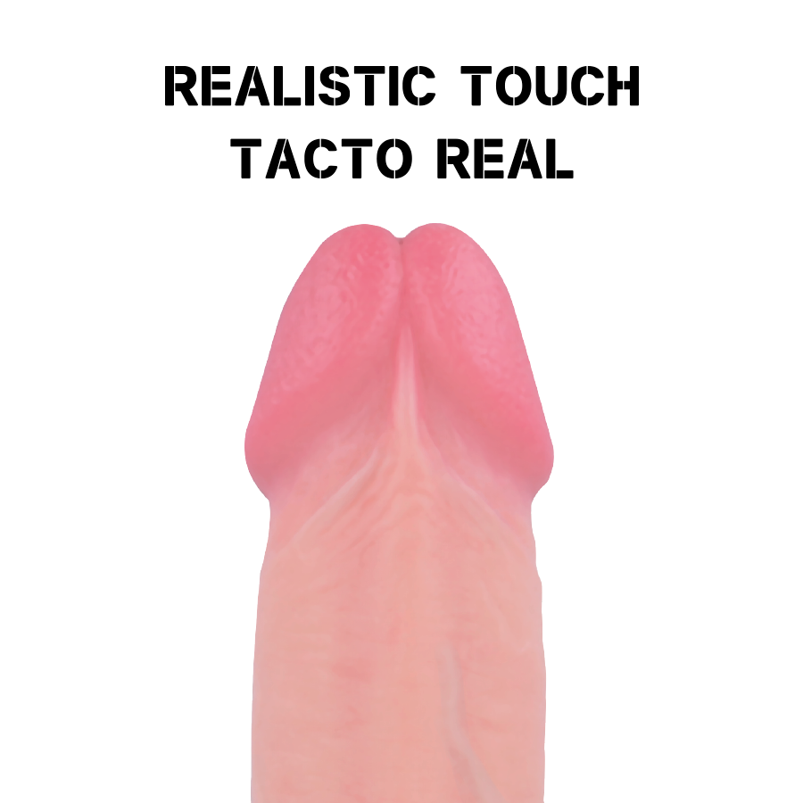 ROCKY ARMY TIGER dildo pene consolador deslizable con ventosa de succión 140x44mm, tacto realista