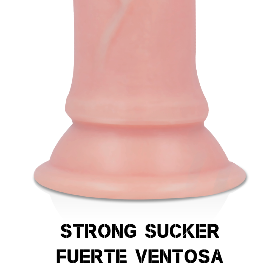ROCKY ARMY TIGER dildo pene consolador realista deslizable 140x44mm, ventosa de succión