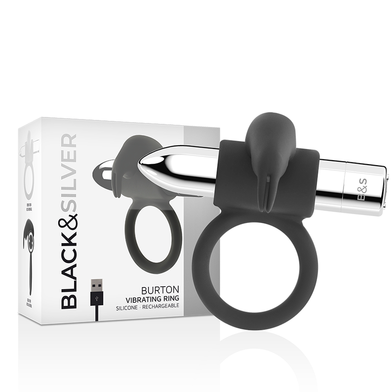 BURTON anillo para pene con vibración y USB, con empaque original